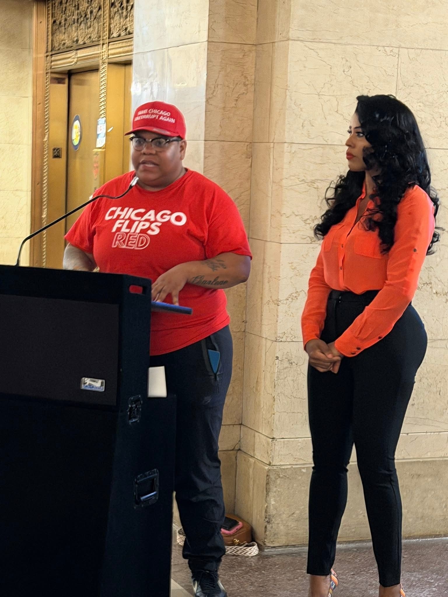 Chicago Flips Red press conference at City Hall